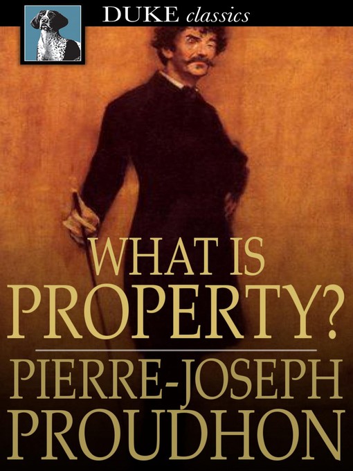 Cover of What is Property?